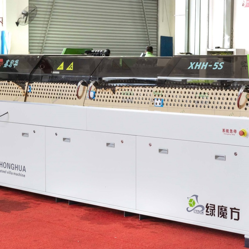 Máquina formadora de quillas para prefabricados de estructuras de acero cuadradas galvanizadas de calibre ligero