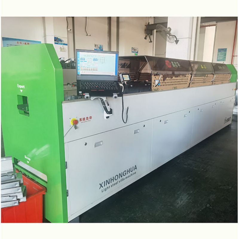 Máquina formadora de quillas para casas prefabricadas de acero de calibre ligero