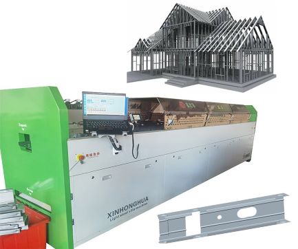 Máquina para enmarcar acero de calibre ligero