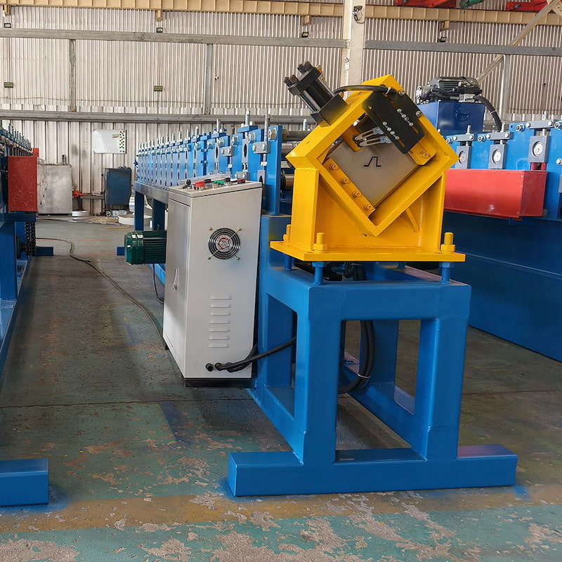 Máquina perfiladora de perfiles de canal de enrasado metálico Omega, máquinas para correas de acero para techos