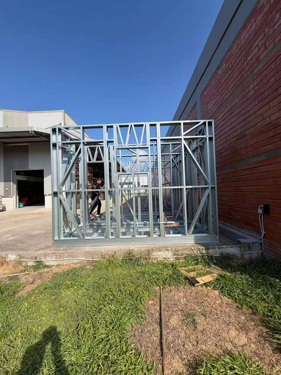 Xin Honghua manufactured purlin machine Cyprus project