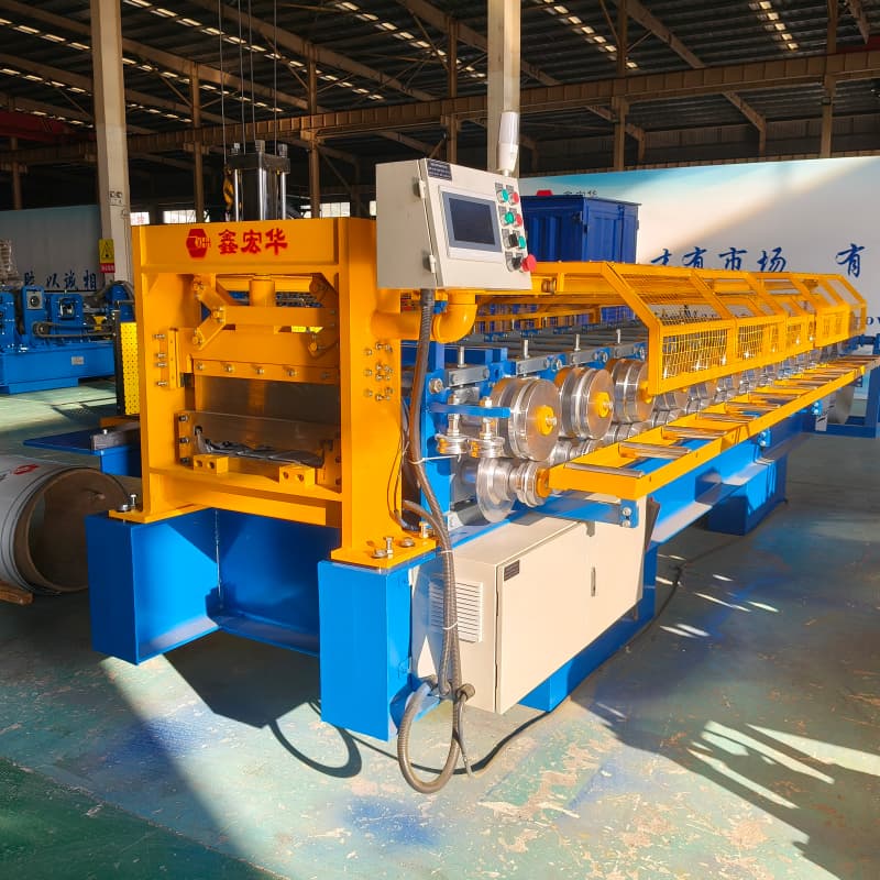 Metal Vertical Seam Roof Seam Purlin Lock Roll Forming Production Machine