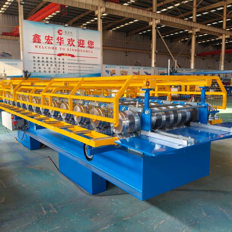 Purlin Standing Seam Metal Roofing Sheets Roll Forming Production Line Machine