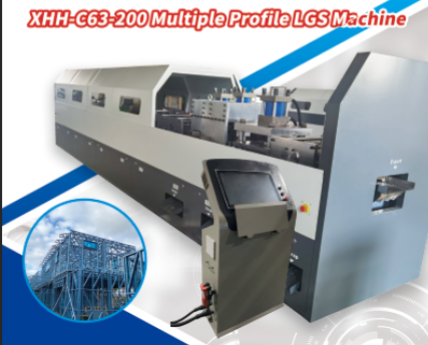 Máquina perfiladora automática LGSF para marcos de perfiles de acero ligero, villas prefabricadas y perfiles Seamlock.