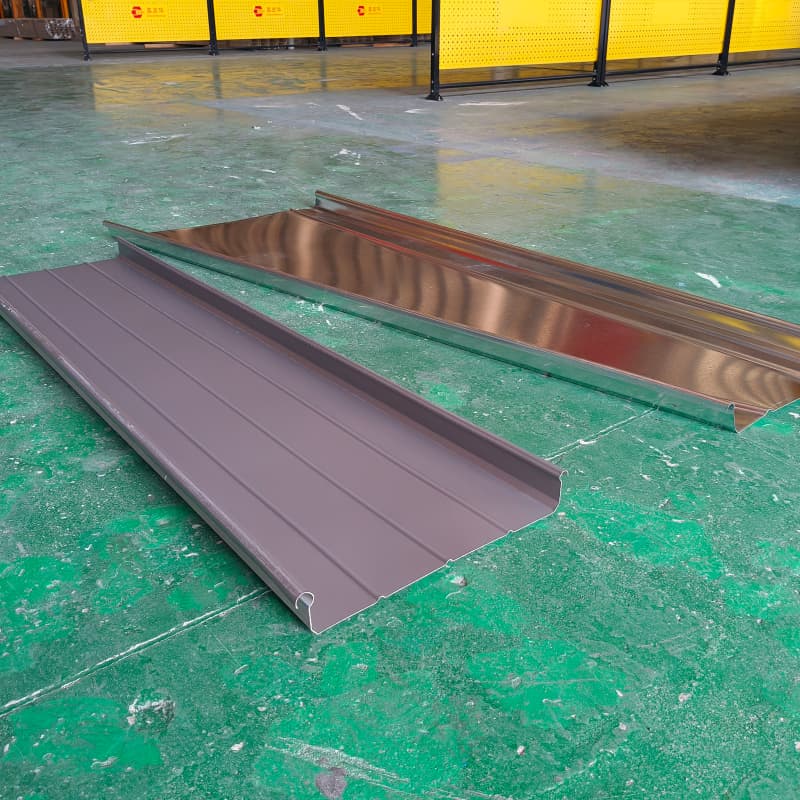 Standing Seam Standing Seam Roofing System Purlin Roll Forming Production Machine