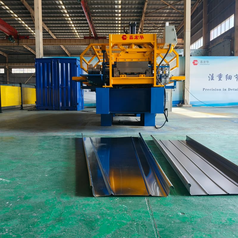 Purlin Standing Seam Roofing Sheets Standing Seam Roof Clamp Roll Machine