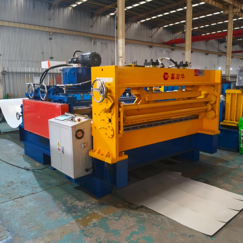 Malaysia Hardware Raw Material Processing Plant Aluminum Coil Slitting Purlin Leveling Machine