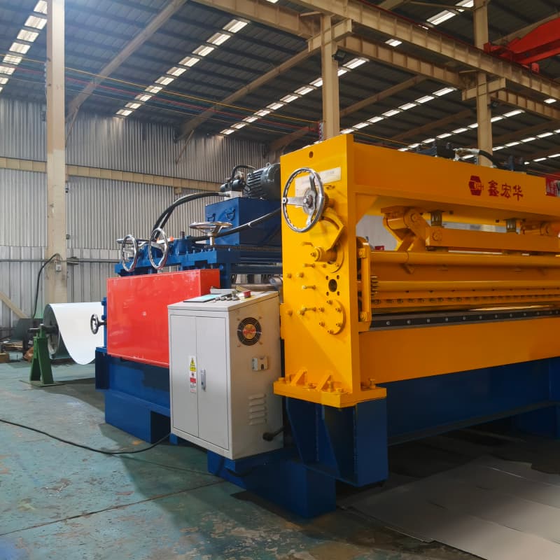 Servo Purlin Feeding Roller Transmission Mechanism cut steel Production Line Machine