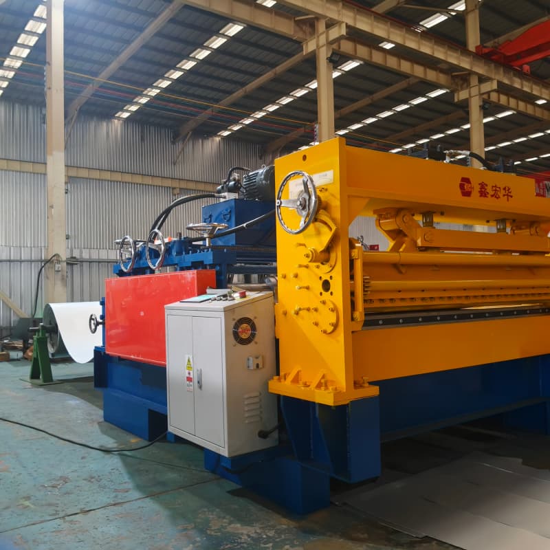 Servo Purlin Feeding Roller Transmission Mechanism cut steel Production Line Machine