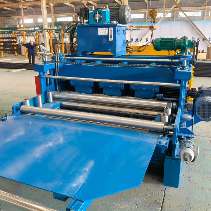 12-25mm Heavy Thick Steel Plate Flatten Slitter Line Cut to Length machine