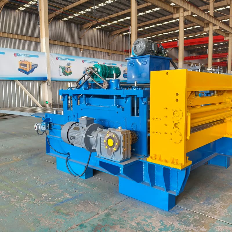 Turkey Medium Sized Steel Plant Multi-purpose Purlin Slitting Leveling Shear Line Machine
