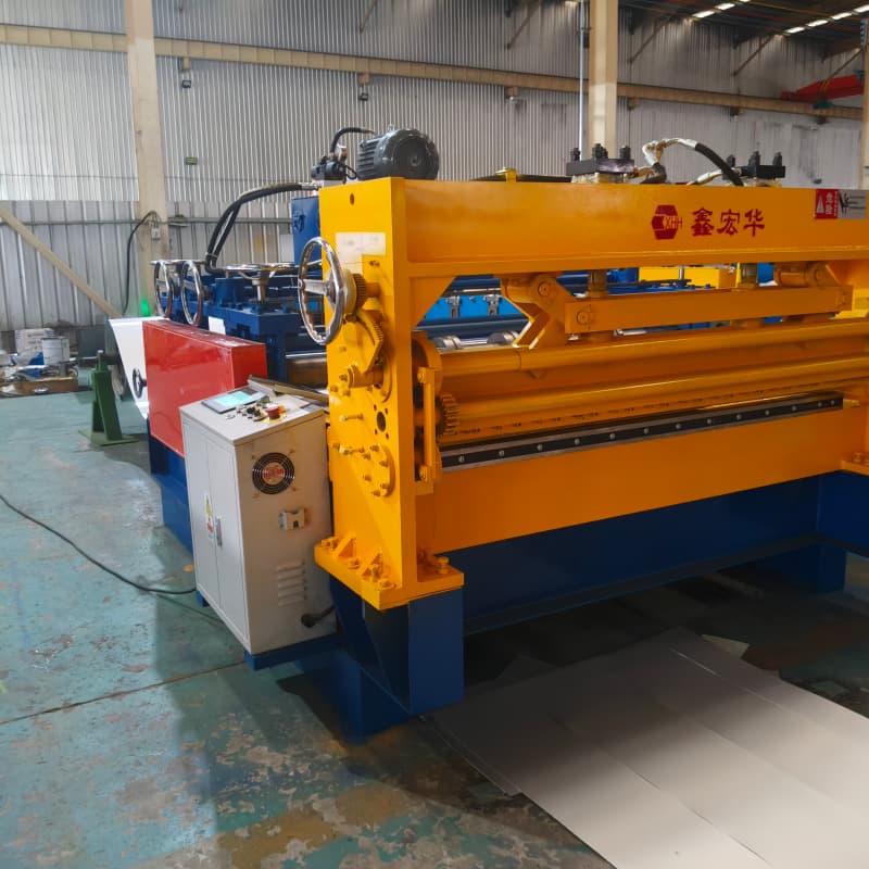 Turkey Medium Sized Steel Plant Multi-purpose Purlin Slitting Leveling Shear Line Machine