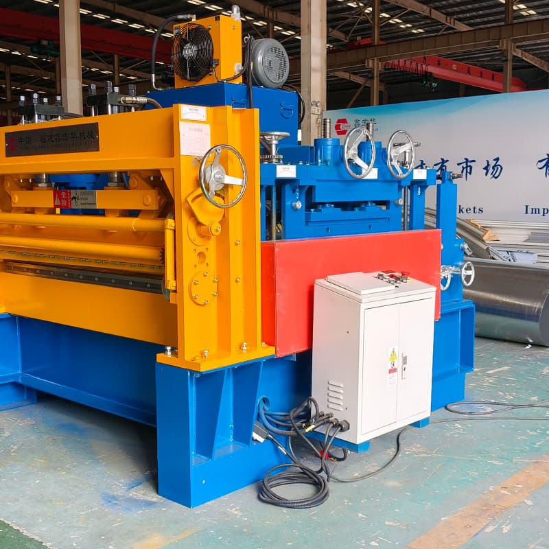 Tension Purlin Control Metal Strip Slitting Leveling Line Machine