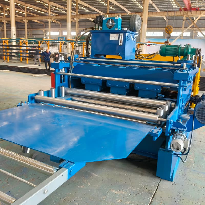 Turkey Medium Sized Steel Plant Multi-purpose Purlin Slitting Leveling Shear Line Machine