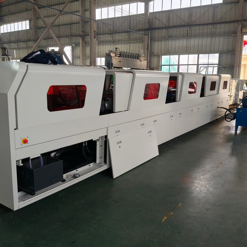 Trapezoidal Wall Sheet Purlin Making Roll Forming Production Line Equipment Machine