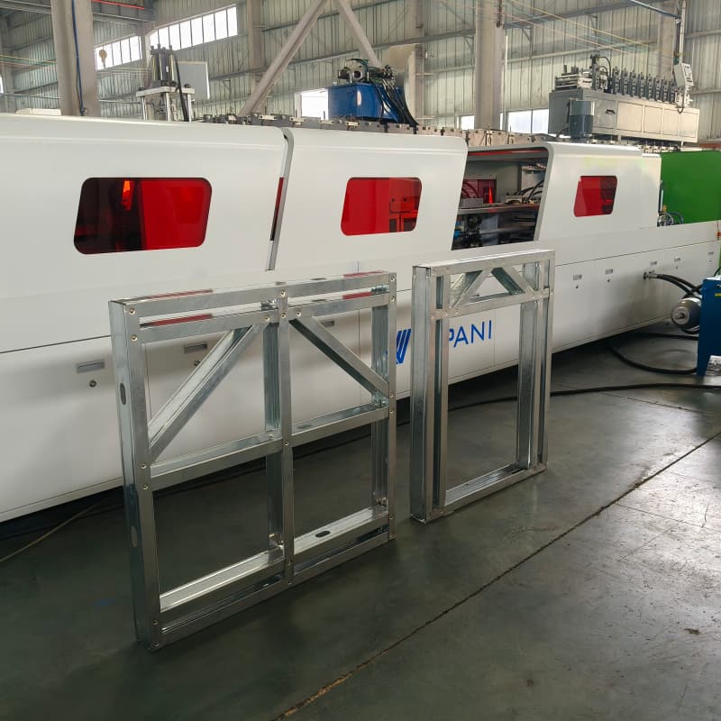 Low Noise Light Steel Purlin Roll Forming Line For Metal Workshop Machine