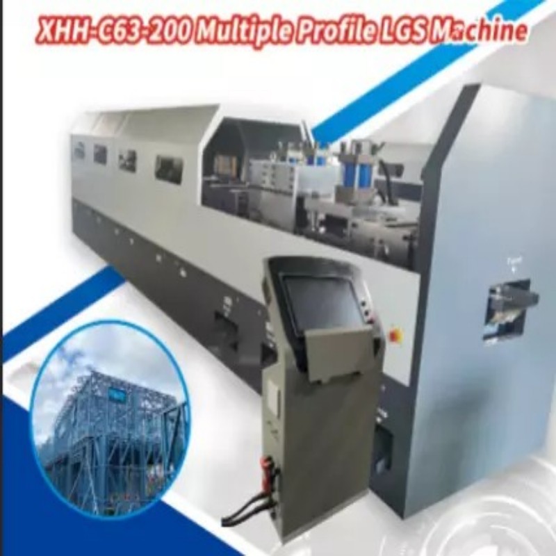 Máquina perfiladora automática LGSF para marcos de perfiles de acero ligero, villas prefabricadas y perfiles Seamlock.