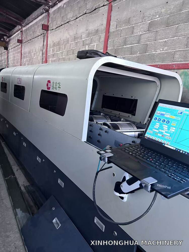 Xinhonghua LGS Framing Machine for Bulgaria Customer Xinhonghua light gauge steel framing machine at a customer facility in Bulgaria
